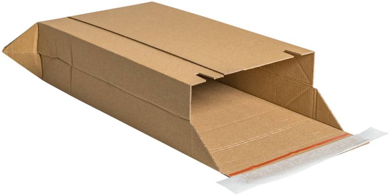 SMARTBOXPRO Versandtasche, Wellpappe, braun, DIN A4+ von smartboxpro