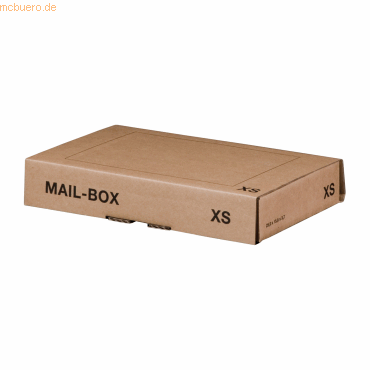 smartboxpro Versandkarton MAIL-BOX 00069028 244x145x38mm XS braun von smartboxpro