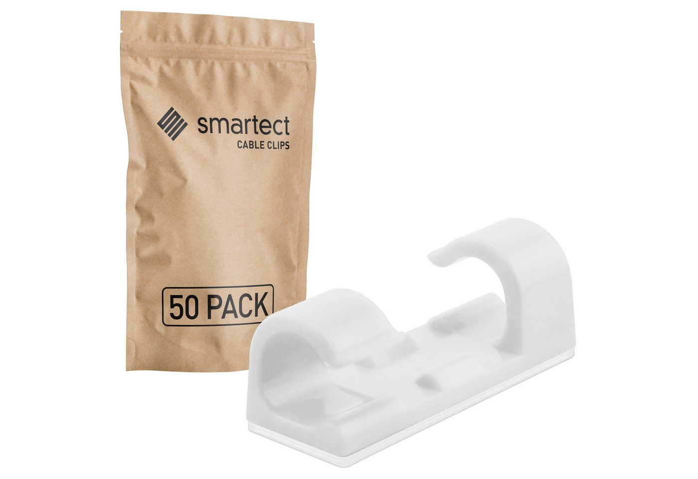 smartect smartect Kabelhalter selbstklebend 3x1,1 cm Kabelzubehör smartect smartect Kabelhalter selbstklebend 3x1,1 cm Kabelzubehör von smartect