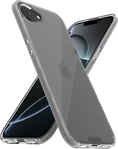 Smartish® Gripmunk transparente Schutzhülle für iPhone 16e, leicht und schützend, schlanke, sturzgeprüfte ultradünne Griffabdeckung für Apple iPhone 16e, klar von Smartish