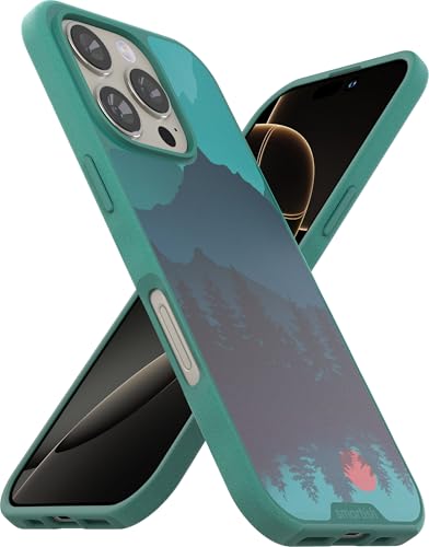 Smartish® Gripmunk magnetische Schutzhülle für iPhone 16 Pro, kompatibel mit MagSafe [leicht und schützend], schlanke und dünne Griffhülle mit Mikrofaser-Futter für Apple iPhone 16 Pro, Moving von smartish