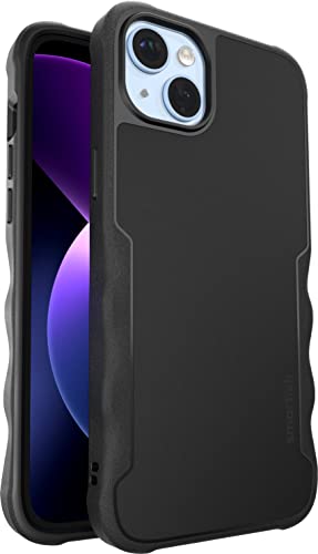 Smartish Gripzilla Schutzhülle für iPhone 14 Plus, kompatibel mit MagSafe [robust und robust], robuste, gepanzerte schlanke Hülle mit Fallschutz, Black Tie Affair von smartish