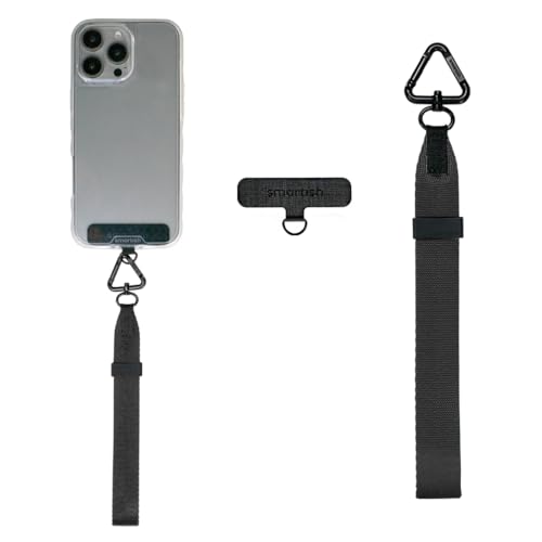 Smartish Phone Wristlet – Case Clinger – Universal-iPhone-Halterung mit abnehmbarer Handgelenkschlaufe mit Handy-Einsatz, Uni, Geschenk für alle Handyhüllen, iPhone, Galaxy, Pixel – Black Tie Smartish Phone Wristlet – Case Clinger – Universal-iPhone-Halterung mit abnehmbarer Handgelenkschlaufe mit Handy-Einsatz, Uni, Geschenk für alle Handyhüllen, iPhone, Galaxy, Pixel – Black Tie von Smartish