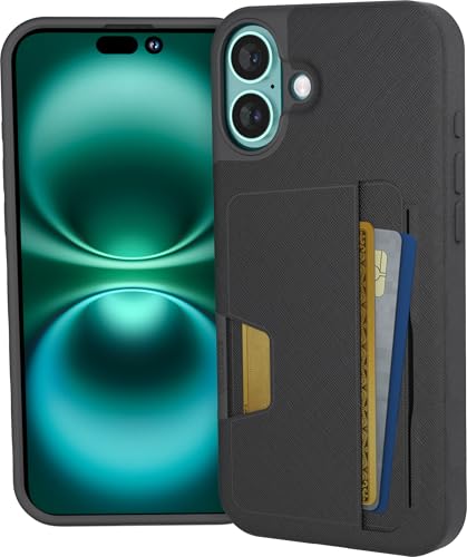 Smartish iPhone-Schutzhülle mit Kartenfächer und Ständer, Schwarz Smartish iPhone-Schutzhülle mit Kartenfächer und Ständer, Schwarz von Smartish