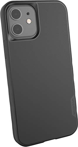Smartish passend für iPhone 12/12 Pro (6,1") Slim Case Hülle - Gripmunk Bumper - Leichte, schlanke Schutzhülle (Silk) Cover - Black Tie Affair schwarz von smartish