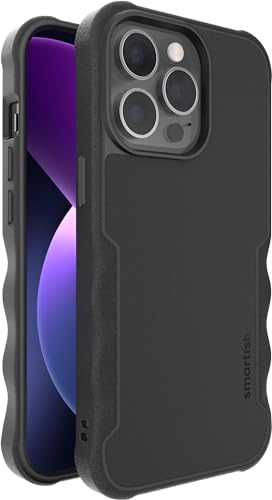 smartish iPhone 13 Pro Schutzhülle - Gripzilla Kompatibel mit MagSafe [Robust + Robust] Panzer Slim Cover mit Fallschutz - Black Tie Affair von smartish