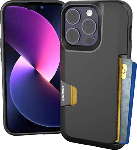 smartish iPhone 14 Pro Wallet Case – Slayer Vol. 1 [Slim + Protective] Kreditkartenhalter Black Tie Affair, VT22MX-BLACK von smartish