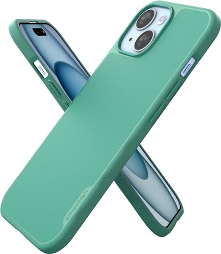 smartish iPhone 15 Slim Case - Gripmunk Compatible with MagSafe [Lightweight + Protective] Thin Grip Magnetic Cover with Microfiber Lining - So Jaded von smartish