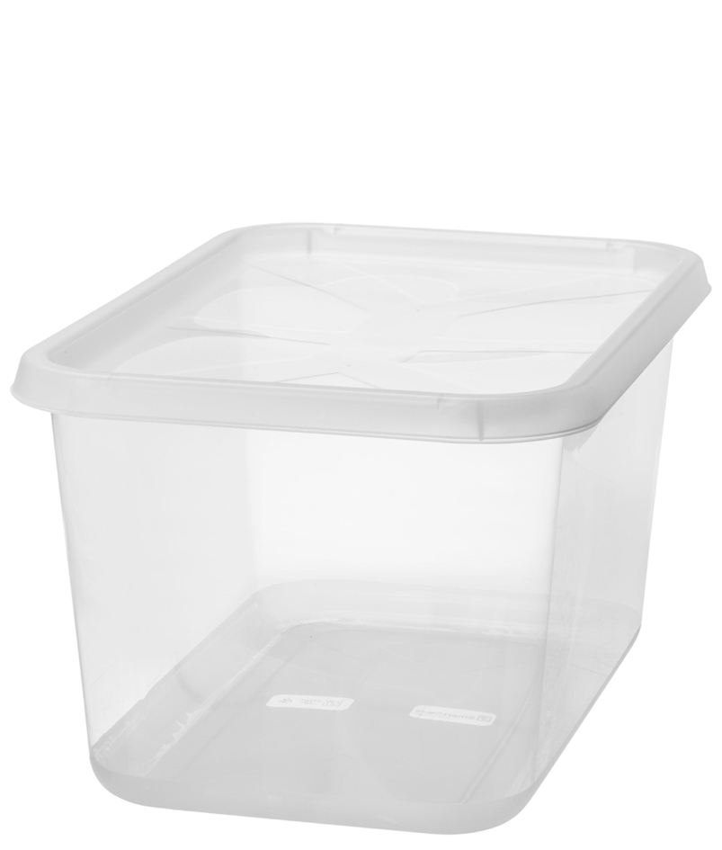 smartstore Aufbewahrungsbox BASIC M, 25 Liter, transparent von smartstore