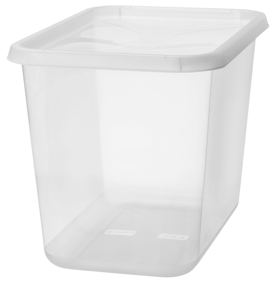 smartstore Aufbewahrungsbox BASIC XL, 60 Liter, transparent von smartstore