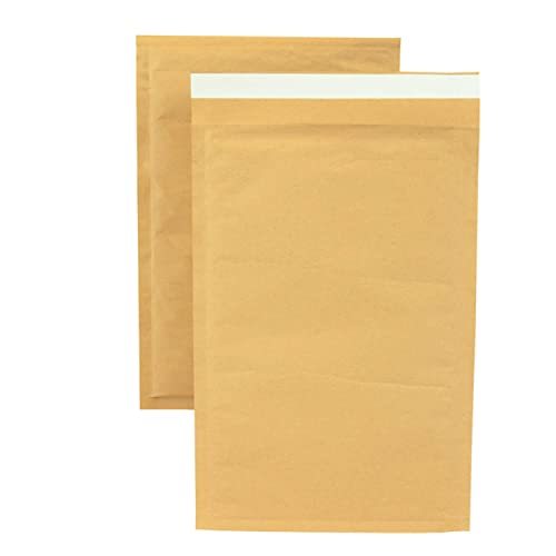 smiley pack 100 Luftpolstertaschen Luftpolsterumschläge Gr. F/6 Braun (240x350 mm) DIN A4+ gepolsterte Briefumschläge Polsterversandtaschen Versandtaschen Luftpolsterversandtaschen gepolstert von smiley pack