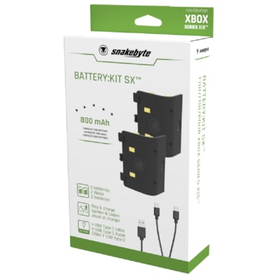 Snakebyte Xbox BATTERY:KIT SX (Series X|S) schwarz von snakebyte distribution GmbH