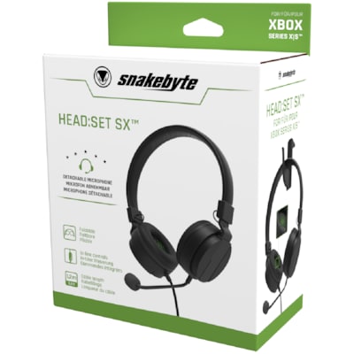 Snakebyte Xbox Headset HEAD:SET SX (Series X|S) schwarz von snakebyte distribution GmbH