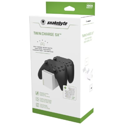 Snakebyte Xbox Ladestation TWIN:CHARGE SX (Series X|S) weiß von snakebyte distribution GmbH