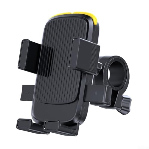 snowchecking Verstellbare Kfz-Handyhalterung mit Auto-Lock-360-Grad-Drehung für optimale Sicht (Lenker) von snowchecking