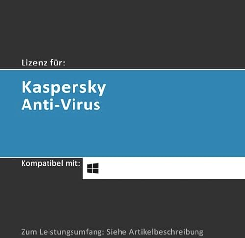 Lizenz für Kaspersky Anti-Virus | 2024 | 1 Gerät | 1 Jahr | Vollversion | Windows PC/Laptop/Tablet | Lizenzcode per Post (FFP) von softwareGO von softwareGO