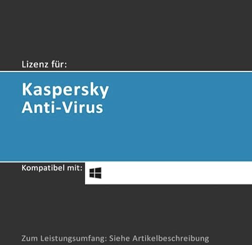 Lizenz für Kaspersky Anti-Virus | 2024 | 3 Geräte | 1 Jahr | Vollversion | Windows PC/Laptop/Tablet | Lizenzcode per Post (FFP) von softwareGO von softwareGO