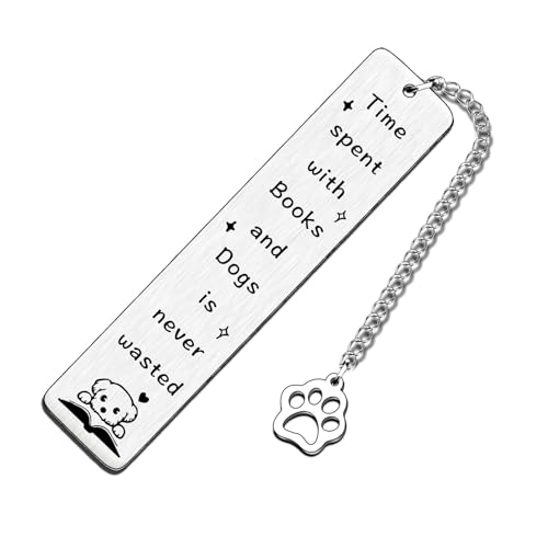 Niedliche Hunde-Lesezeichen für Damen und Herren, niedlich für Buchliebhaber, Hundeliebhaber, Hund, Vater, Mutter, Mädchen, Jungen (Größe: 1) von sojupcal
