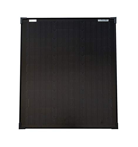 Solarmodul 50 Watt schwarz Mono Solarpanel Solarzelle 630x545x35 92084 Photovoltaik von solartronics