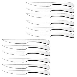 12 solex® Steakmesser Julia silber von solex®