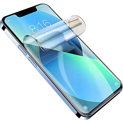 ?2 Pack? Hydrogelfolie Displayschutzfolie kompatibel mit iPhone 13/13 Pro (6,1 Zoll), ?Einfache Installation? Transparente, weiche TPU-Schutzfolie (nicht gehärtete Folie) von soliocial