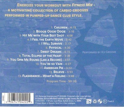 Fitnes mix pumped up cardio grooves (cd 13 titres) vol 2 von somerset
