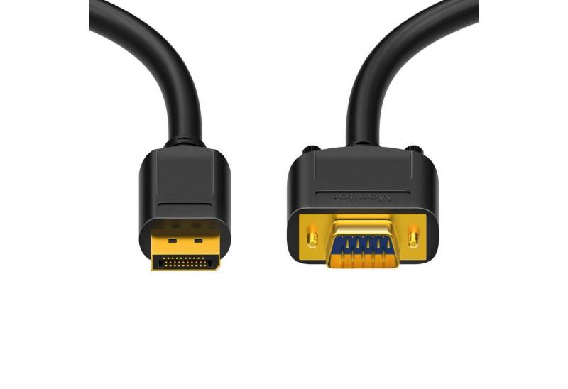 sonero HDSupply X-DC075-010 DisplayPort/VGA Kabel vergoldete Kontakte 1,00m Video-Kabel von sonero
