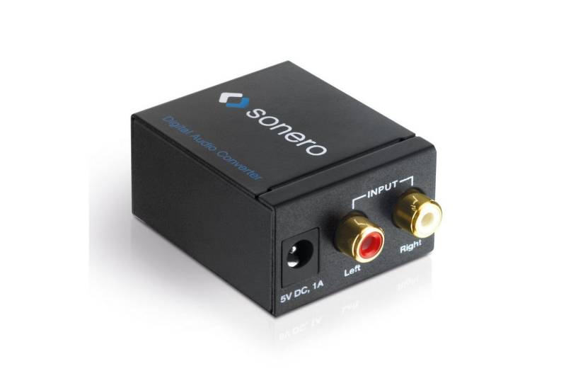 sonero Sonero AC000 - Audio A/D Konverter (2x Cinch Stereo Audio (L/R) auf Audio-Adapter von sonero