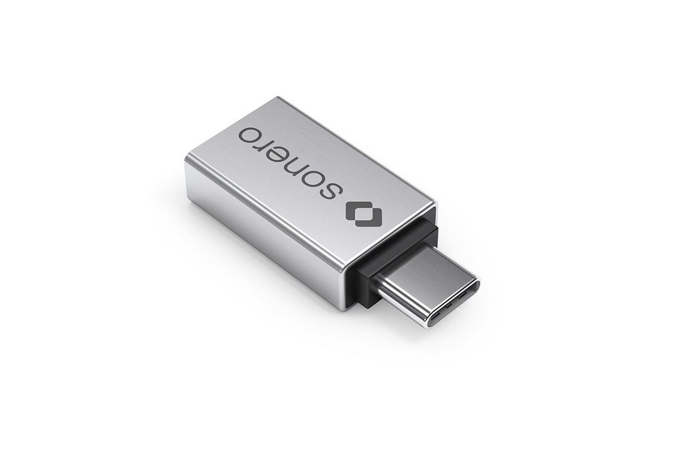 sonero Sonero U-A100 USB-Adapter (USB-C Stecker auf USB-A Buchse) alu/silber USB-Kabel von sonero
