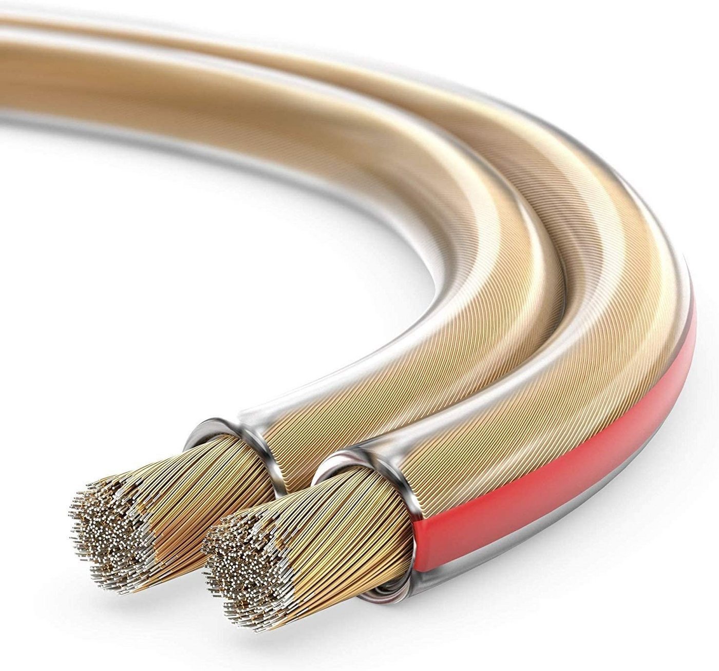 sonero sonero Lautsprecherkabel 2x0,75mm², CCA 100m, transparent Audio-Kabel sonero sonero Lautsprecherkabel 2x0,75mm², CCA 100m, transparent Audio-Kabel von sonero