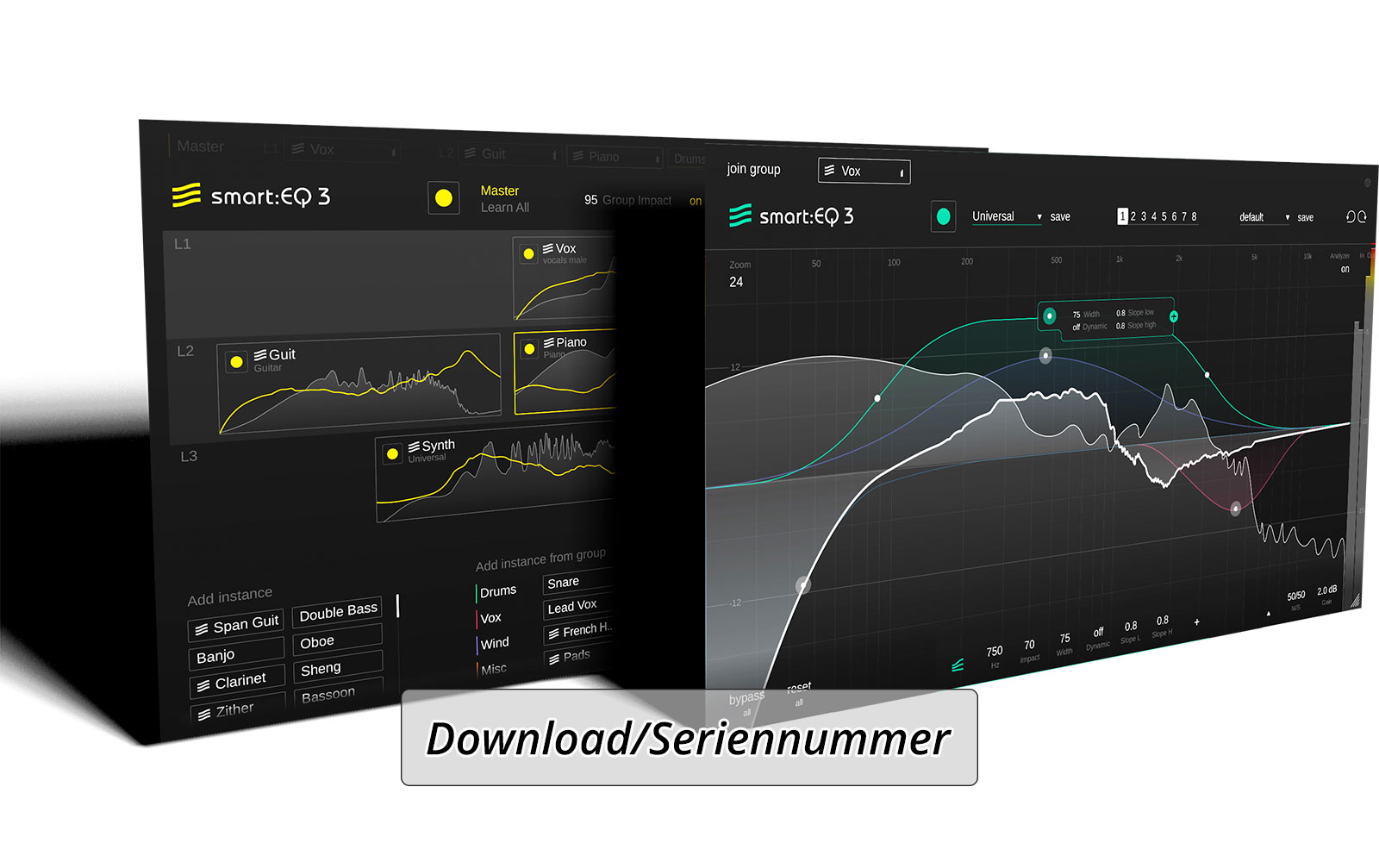 Sonible smart:EQ 3 (Download/License Key) von sonible