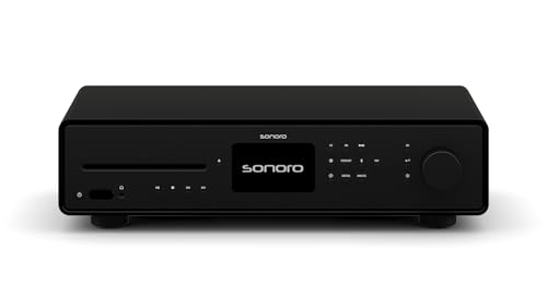 sonoro Maestro Quantum HiFi-Receiver mit CD Player, Bluetooth und Internetradio - Matt Schwarz sonoro Maestro Quantum HiFi-Receiver mit CD Player, Bluetooth und Internetradio - Matt Schwarz von sonoro