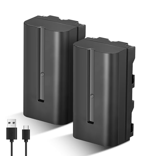 Soonpho 2-Pack Akku NP-F550 Ersatzakku 2 Stück Battery für Sony NP-F970 F960 F950 F770 F750 F570 F550 Kompatibel Godox VILTROX Neewer Camcorder/Monitor/Kamera Soonpho 2-Pack Akku NP-F550 Ersatzakku 2 Stück Battery für Sony NP-F970 F960 F950 F770 F750 F570 F550 Kompatibel Godox VILTROX Neewer Camcorder/Monitor/Kamera von soonpho
