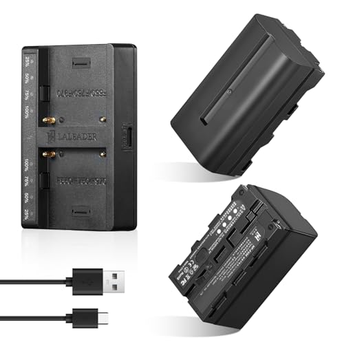 Soonpho 2-Pack Akku NP-F550 Ersatzakku 2 Stück Battery und Dual USB-C Ladegerät für Sony NP-F970 F960 F950 F770 F750 F570 F550 Kompatibel Godox VILTROX Neewer Camcorder/Monitor/Kamera Soonpho 2-Pack Akku NP-F550 Ersatzakku 2 Stück Battery und Dual USB-C Ladegerät für Sony NP-F970 F960 F950 F770 F750 F570 F550 Kompatibel Godox VILTROX Neewer Camcorder/Monitor/Kamera von soonpho