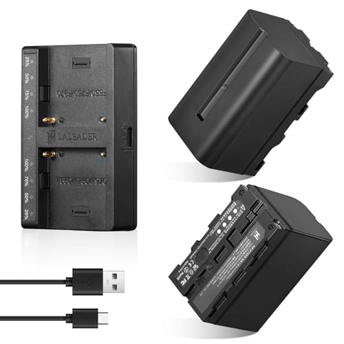 Soonpho 2-Pack Akku NP-F750 Ersatzakku 2 Stück Battery und Dual USB-C Ladegerät für Sony NP-F970 F960 F950 F770 F750 F570 F550 Kompatibel Godox VILTROX Neewer Camcorder/Monitor/Kamera Soonpho 2-Pack Akku NP-F750 Ersatzakku 2 Stück Battery und Dual USB-C Ladegerät für Sony NP-F970 F960 F950 F770 F750 F570 F550 Kompatibel Godox VILTROX Neewer Camcorder/Monitor/Kamera von soonpho