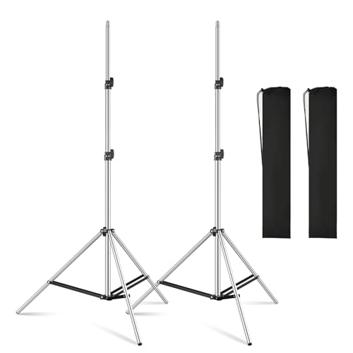 Soonpho 2 Pack Lichtstativ Aluminium Lampenstativ Galgenstativ Licht Beleuchtungsstativ Lichtständer 6.13ft/187cm mit 1/4 Zoll Schraubefür Softbox,Reflektoren,Fotografie Soonpho 2 Pack Lichtstativ Aluminium Lampenstativ Galgenstativ Licht Beleuchtungsstativ Lichtständer 6.13ft/187cm mit 1/4 Zoll Schraubefür Softbox,Reflektoren,Fotografie von soonpho