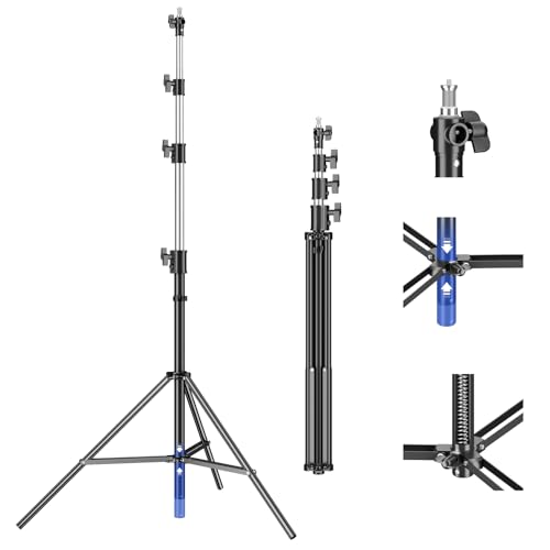 Soonpho 410cm Pro Lampenstativ Spring Luftgedämpftes Lichtstativ Metal Aluminium 4.1m max Höhe 15kg Traglast,stabil & komfortabel Leuchtenstativ für Film Fotografie Studio Outdoor Photography Soonpho 410cm Pro Lampenstativ Spring Luftgedämpftes Lichtstativ Metal Aluminium 4.1m max Höhe 15kg Traglast,stabil & komfortabel Leuchtenstativ für Film Fotografie Studio Outdoor Photography von soonpho