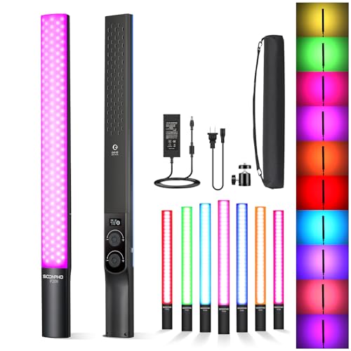 Soonpho Video Leuchtstab Stick Light Tube RGB LED Lichtstab für Studio 2500K-8500K CRI≥97 TLCI≥97 Soonpho Video Leuchtstab Stick Light Tube RGB LED Lichtstab für Studio 2500K-8500K CRI≥97 TLCI≥97 von soonpho