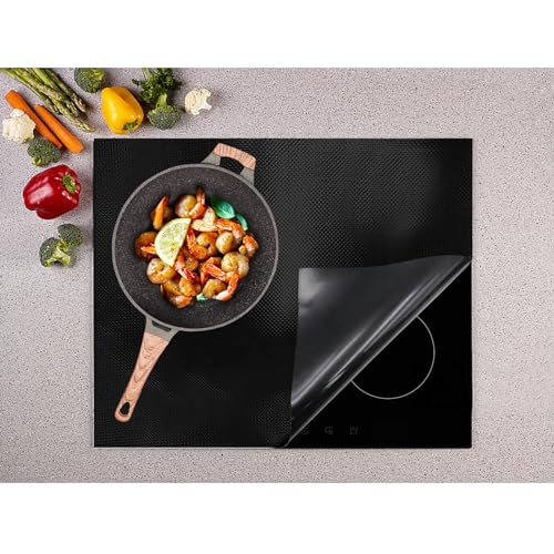 sotode 52x61cm Induktionskochfeld Schutzmatte Große Induction Cooker Silikonmatte Induktion Herdschutz Matte Induktion schutzmatte Wärmeisolierte Pad für Induktionsherd von sotode