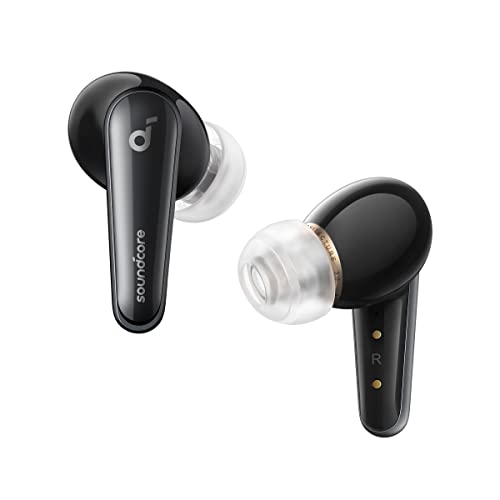 Soundcore by Anker Liberty 4, Bluetooth In-Ear Kopfhörer mit Noice Cancelling (ANC), ACAA 3.0, Duale dynamische Treiber(Nachtschwarz) (Generalüberholt) von soundcore
