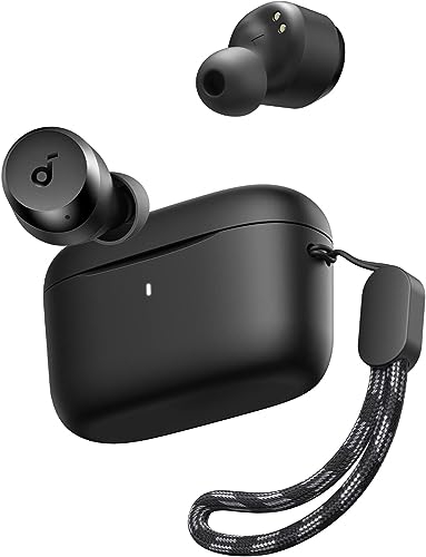 soundcore Anker A25i Kabellose Bluetooth-Kopfhörer, Bluetooth 5.3, App, personalisierter Sound, 28 Stunden Spielzeit, wasserdicht, 2 Mikrofone für klare Anrufe, einzigartiger Kopfhörer-Modus, von soundcore
