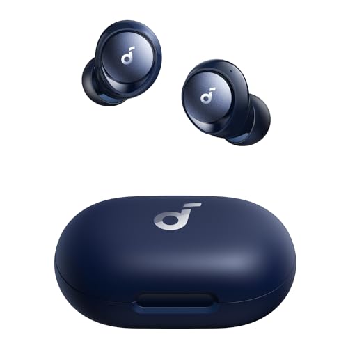 soundcore Anker Space A40, Kopfhörer kabellos, Automatische Geräuschunterdrückung bis 98%, 50h Wiedergabe, Hi-Res Sound, Bequemes Design, App Steuerung, Bluetooth Kopfhörer für Musikgenuss (Blau) soundcore Anker Space A40, Kopfhörer kabellos, Automatische Geräuschunterdrückung bis 98%, 50h Wiedergabe, Hi-Res Sound, Bequemes Design, App Steuerung, Bluetooth Kopfhörer für Musikgenuss (Blau) von soundcore