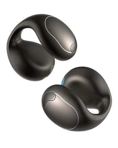 soundcore C40i von Anker, Open-Ear-Ohrhörer, aufsteckbar, Flexibles Gelenkdesign, Tastensteuerung, ederleichter Komfort, Fester Halt mit ansteckbaren Ohrklammern, große Treiber für klaren Klang. soundcore C40i von Anker, Open-Ear-Ohrhörer, aufsteckbar, Flexibles Gelenkdesign, Tastensteuerung, ederleichter Komfort, Fester Halt mit ansteckbaren Ohrklammern, große Treiber für klaren Klang. von soundcore