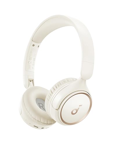soundcore H30i Kabellose On-Ear Kopfhörer, Faltbares Design, Purer Bass, 70h Wiedergabe, Bluetooth 5.3, Leicht und bequem, App Steuerung, Multipoint-Verbindung (Generalüberholt) von soundcore