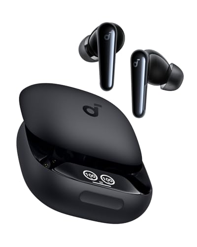 soundcore Liberty 4 Pro von Anker, Kabellose Noise Cancelling Kopfhörer, Earbuds mit 7 Sensoren, ANC in Echtzeit, 2× schneller Laden, Hi-Fi-Musik Studio-Niveau, klare Anrufe mit 6 Mikros + KI von soundcore