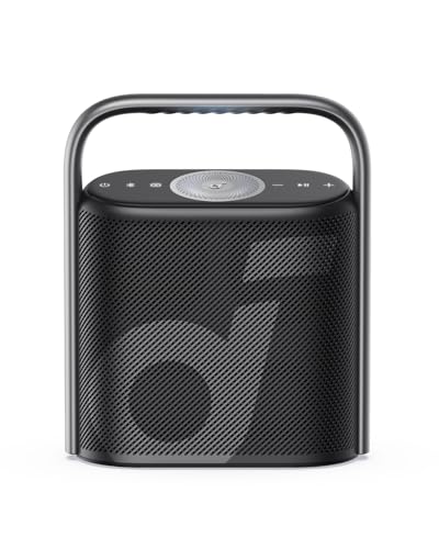 soundcore Motion X500 Tragbarer Bluetooth Lautsprecher, Kabelloser Immersivem Spatial Audio, 3× Detailreicher, Kabelloses Hi-Res, 3 Treiber, Aufwärtsgerichteter harmonischem Licht (Generalüberholt) von soundcore