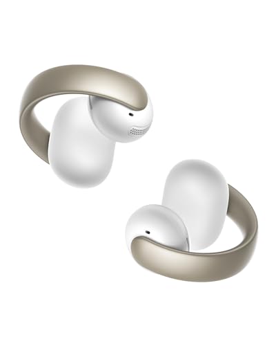 soundcore AeroClip by Anker, Open-Ear Kopfhörer, Bluetooth Earbuds, Open Earbuds, ganztägiger Komfort, 4 KI-gestützte Mikrofone, sicherer Halt, 12mm Treiber, Hi-Res, Open-Ring Design von soundcore