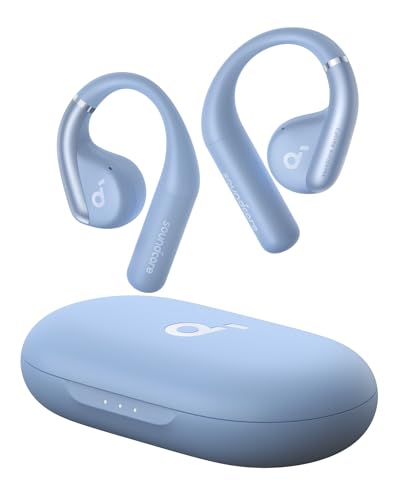 soundcore by Anker, AeroFit Open-Ear Kopfhörer, Ultra bequemes Design, Sicherer Halt, Ausgeglichener Sound, IPX7 Wasserschutz, 42h Akku, Bluetooth 5.3, Kabellose Earbuds für kleine Ohren von soundcore