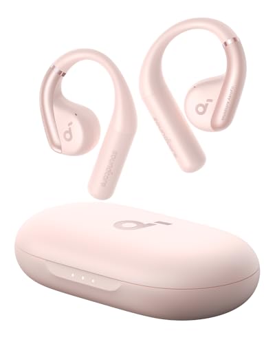 soundcore by Anker, AeroFit Open-Ear Kopfhörer, Ultra bequemes Design, Sicherer Halt, Ausgeglichener Sound, IPX7 Wasserschutz, 42h Akku, Bluetooth 5.3, Kabellose Earbuds für kleine Ohren von soundcore