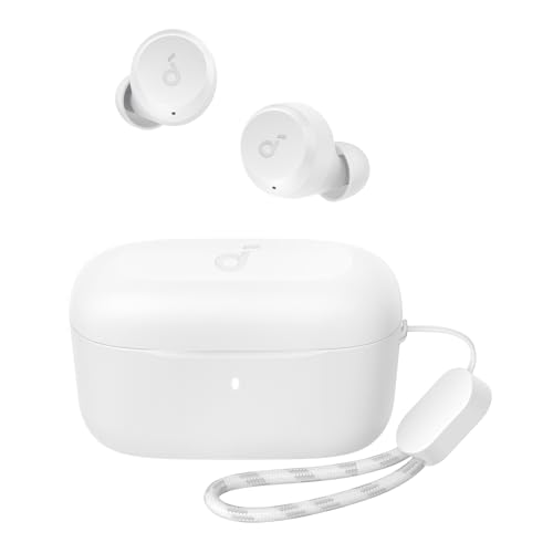 soundcore by Anker A20i True Wireless Earbuds, Kabellose Bluetooth Kopfhörer, Bluetooth 5.3, Anpassbarer EQ, 28 Std. Spielzeit, wasserfest, 2 Mikrofone mit KI, Kopfhörer einzeln verwendbar(Weiß) von soundcore